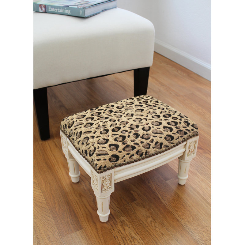 Bloomsbury Market Spadina Leopard Ottoman Wayfair